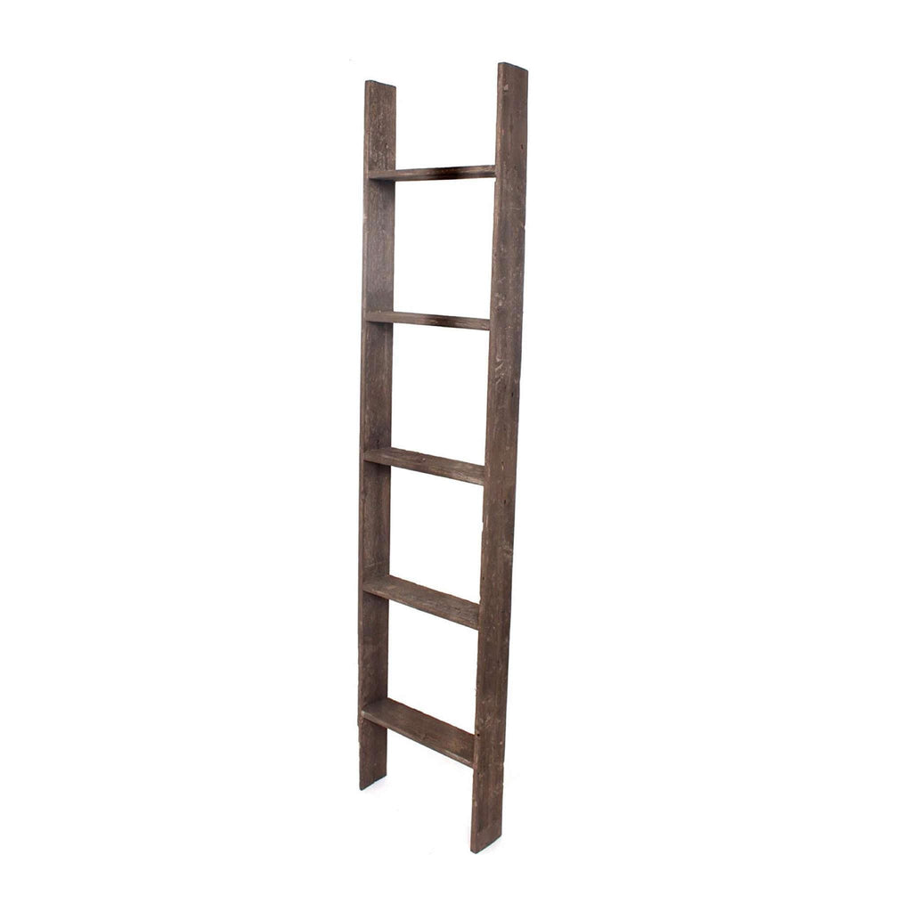 5 Step Rustic Wood Ladder Shelf - Your Western Decor, LLC