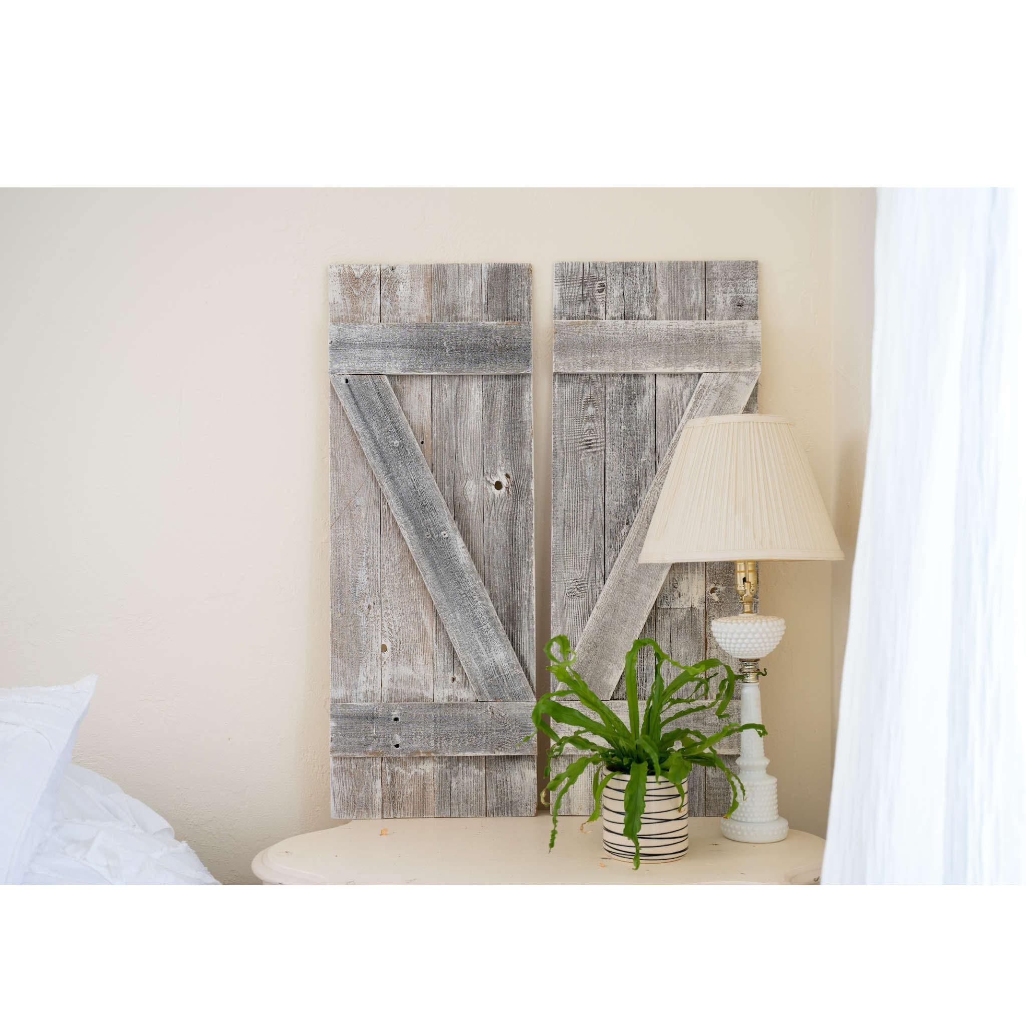 Reclaimed Wood Window Shutters - Your Western Decor, LLC