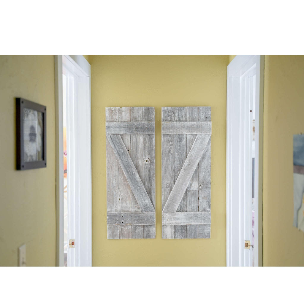 Reclaimed Wood Window Shutters - Your Western Decor, LLC
