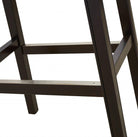 Espresso & Carmel Saddle Counter Stool frame - Your Western Decor