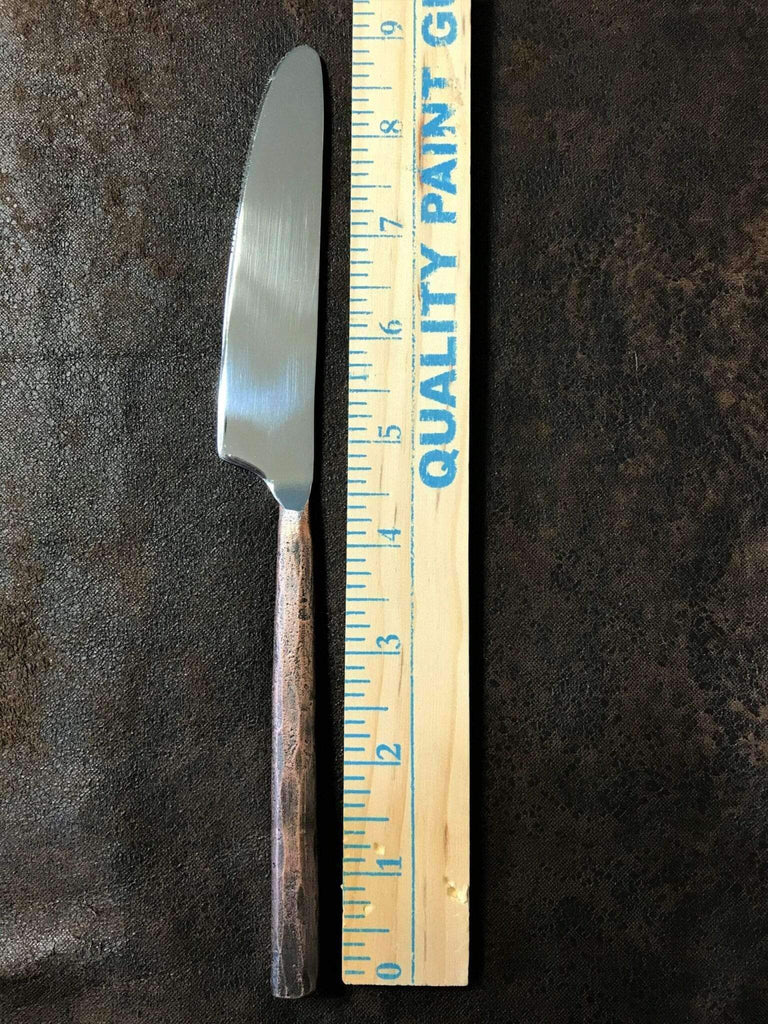 Hammered copper handled butter knife - Your Western Decor, LLC