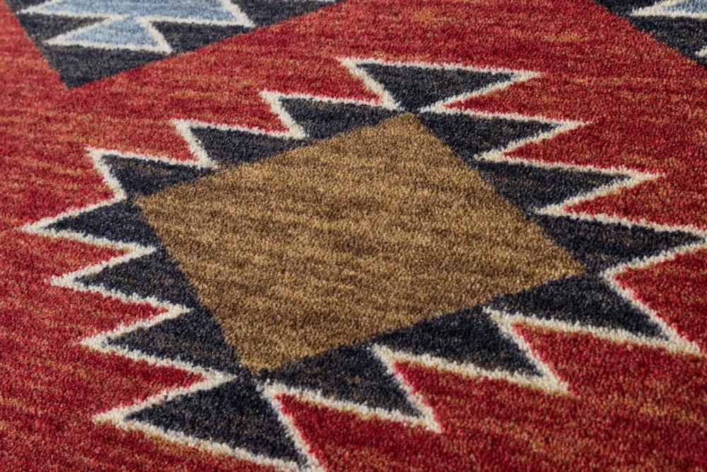Heritage Multi Color Southwestern Carpet Detail - Your Western Decor
