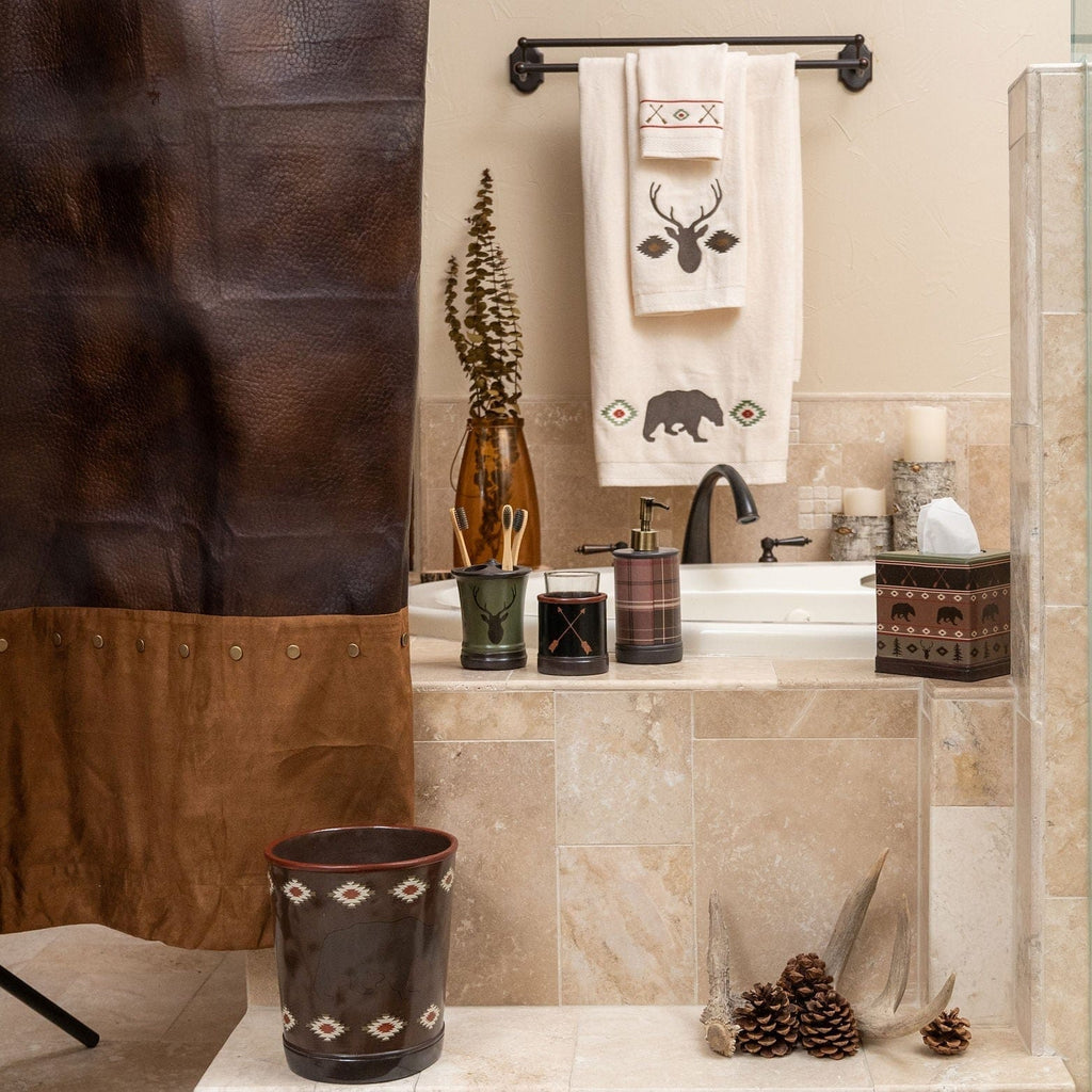 Aztec bear and deer bath collection - Your Western Decor