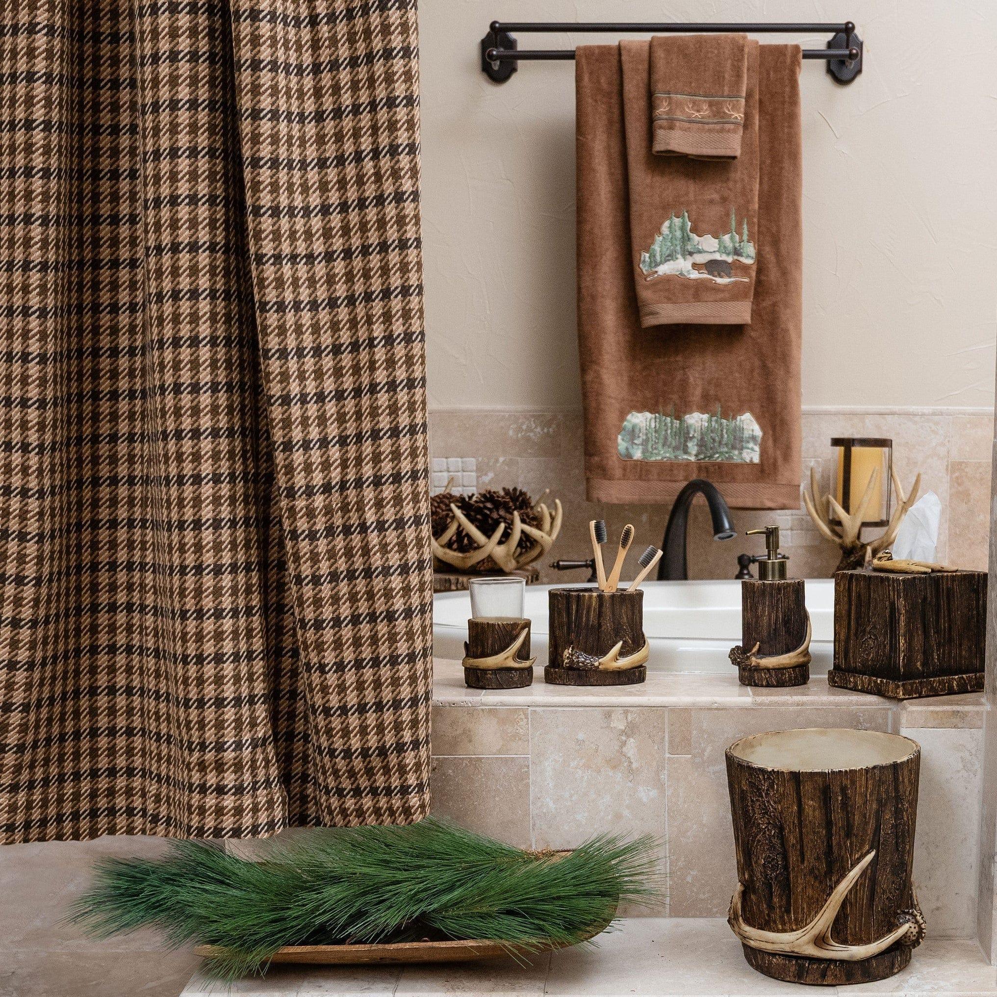 Antler lodge bath decor - Your Western Decor