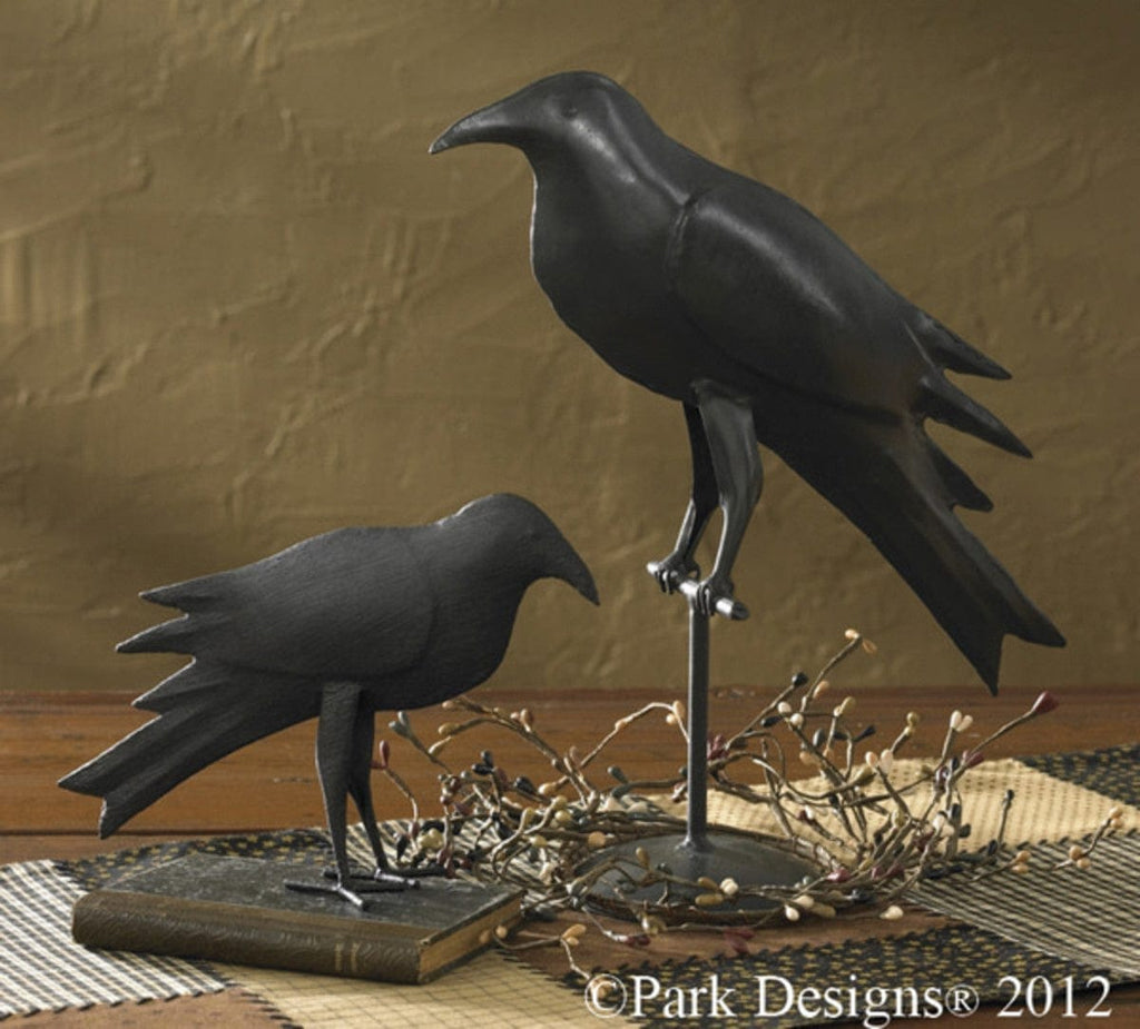 Iron Crow Figurine • Your Western Decorating