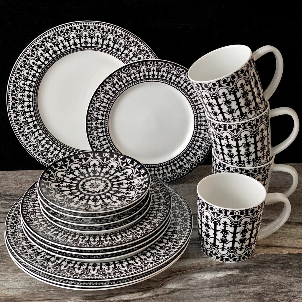 Matriarch Porcelain Dinnerware Set - Made in the USA - Your Western Decor
