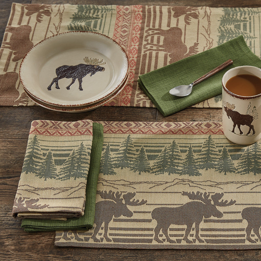 Moose in the Mountains Table Set | Your Western Decor