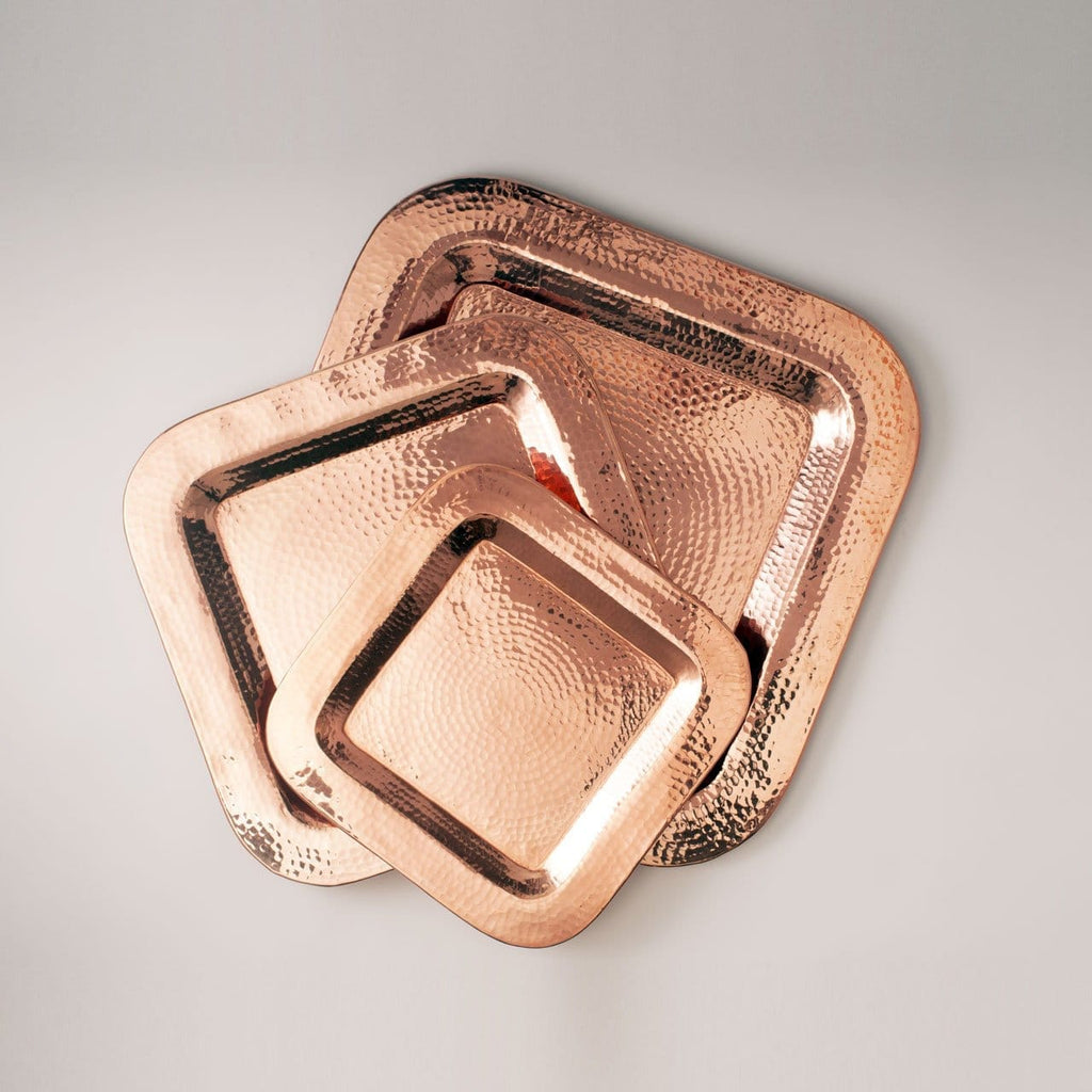 Copper Thessaly Square Platter - Your Western Decor