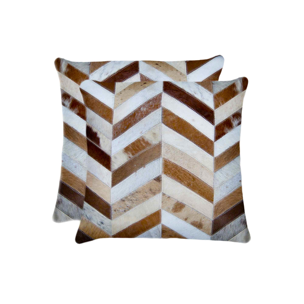 Patchwork Natural Cowhide Pillow Pack - Your Western Decor