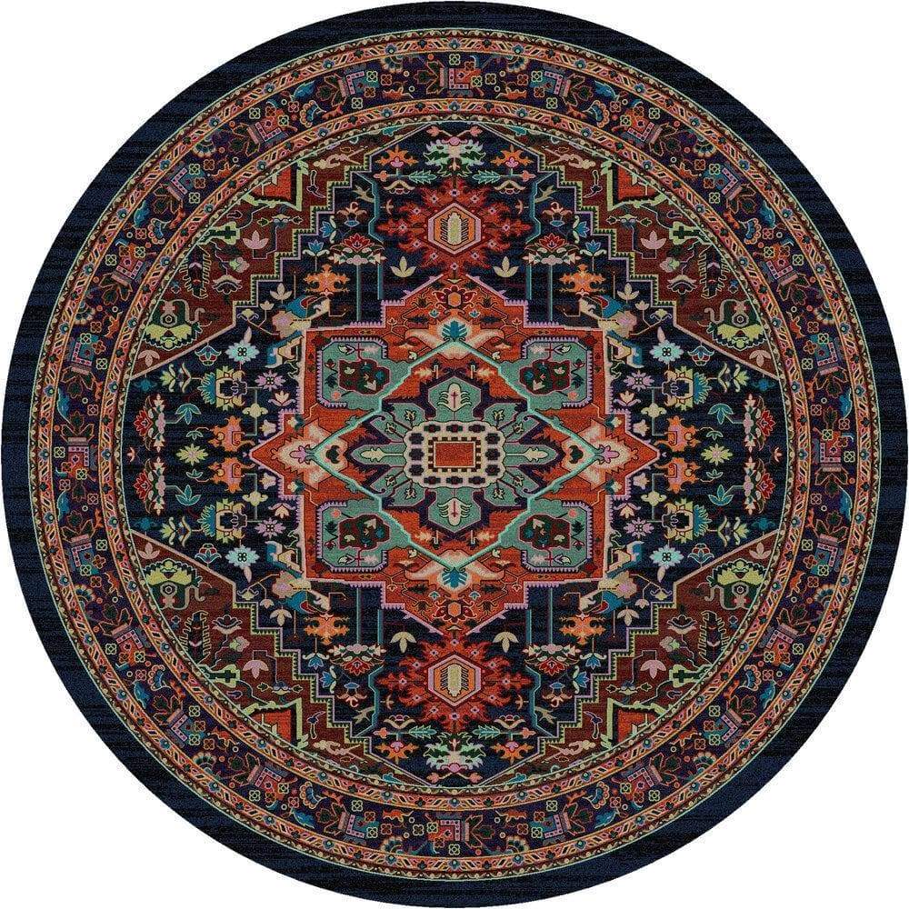 Persia 8' Round Area Rug - Made in the USA - Your Western Decor, LLC - Your Western Decor, LLC