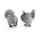 Pewter Thanksgiving Turkey Salt & Pepper Shakers • Your Western Decor