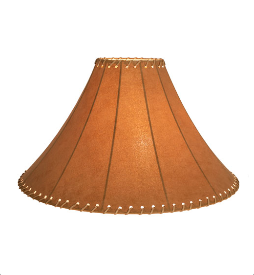 Faux Leather Lamp Shade 20" handmade in the USA - Your Western Decor
