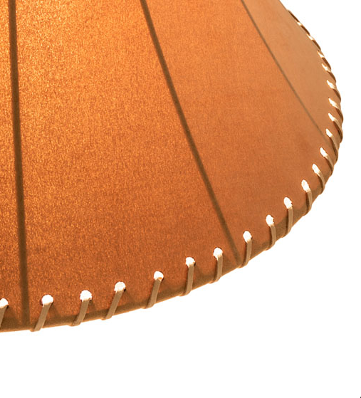 Faux Leather Lamp Shade 20"  whip stitch detail - handmade in the USA - Your Western Decor