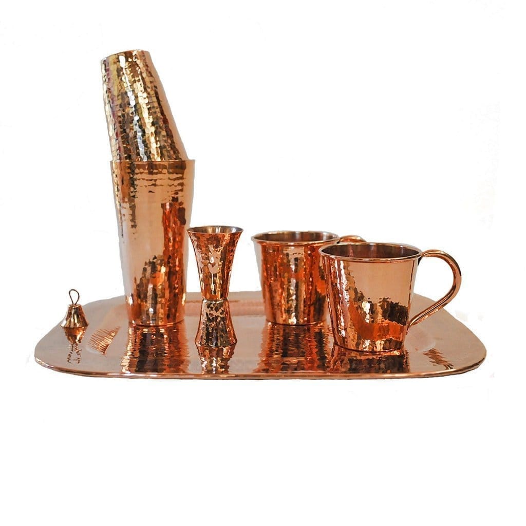 Hammered Copper Cocktail Set - Your Western Decor
