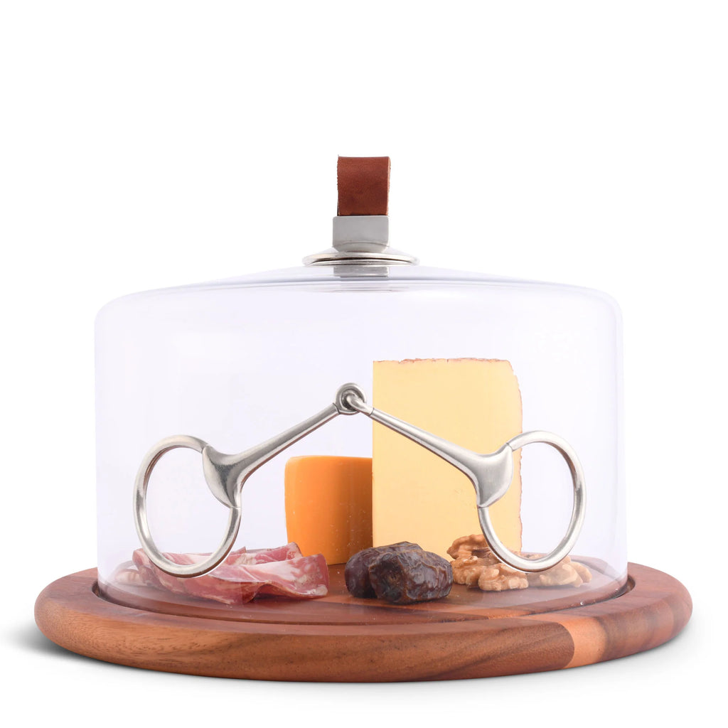 Horse Bit Glass Covered Cheese Board | Your Western Decor