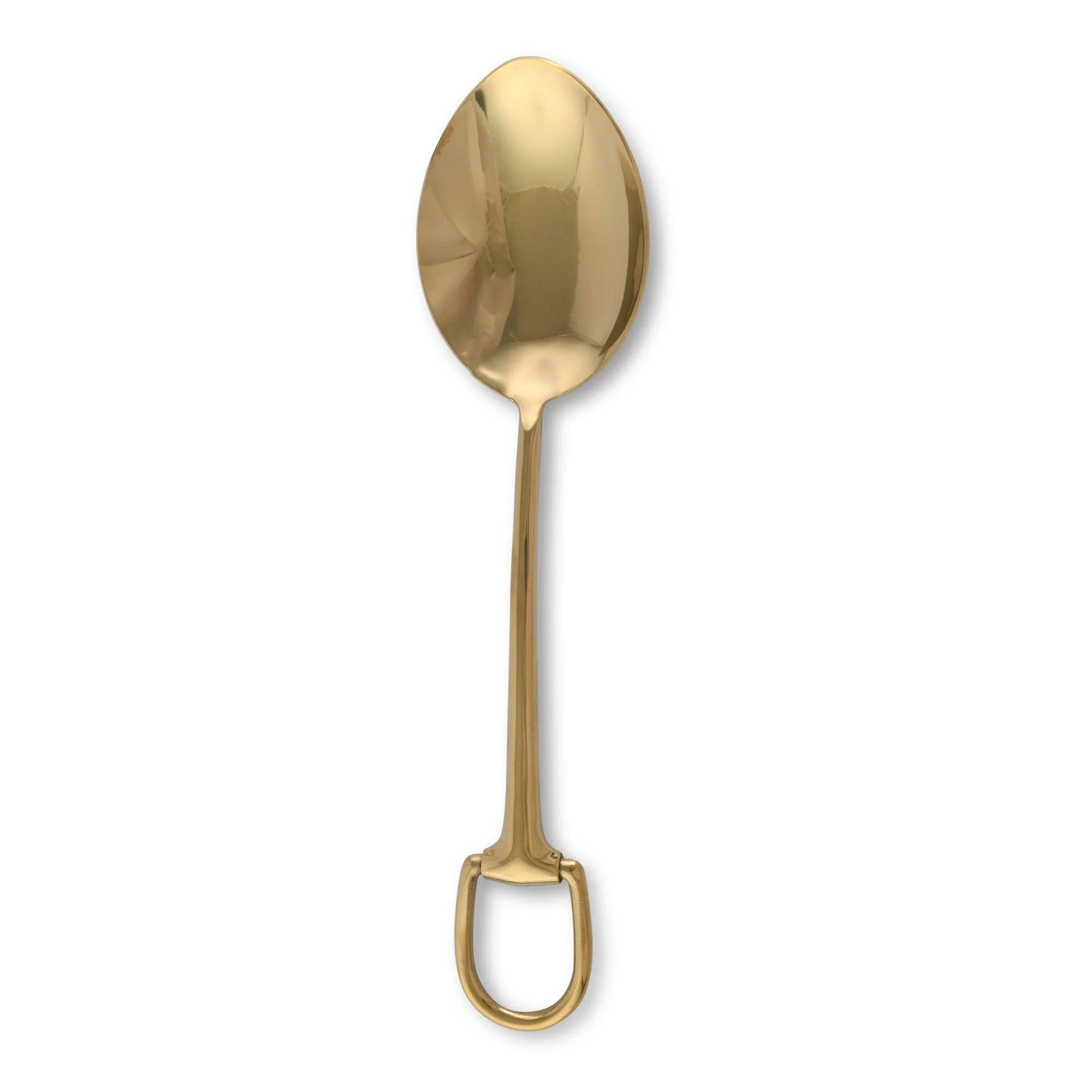 Stirrup Gold Serving Spoon | Your Western Decor