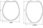 Toilet seat measurements - Your Western Decor