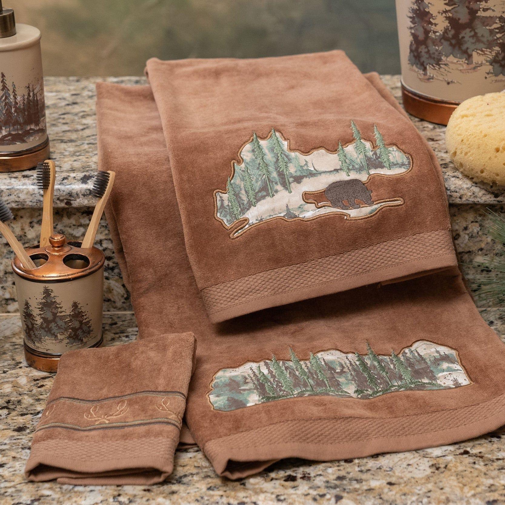 Joshua Pines Bath Towel Set in Mocha - Your Western Decor