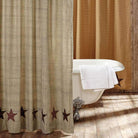 Abilene star farmhouse country shower curtain. Cotton. Your Western Decor