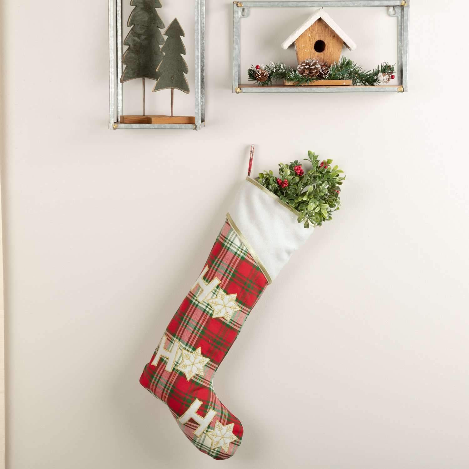 HO HO Holiday Stocking 11x20 - Your Western Decor, LLC