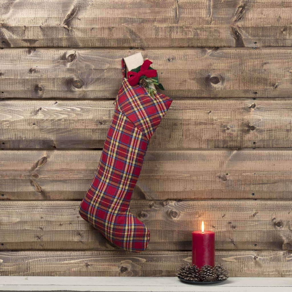 Galway Plaid Stocking  -  Your Western Decor