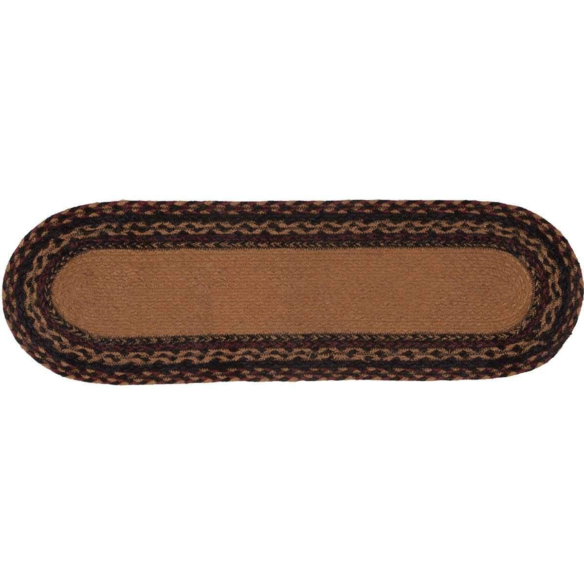 Heritage Farms Crow Jute Stair Tread Oval Latex 8.5x27 - Your Western Decor, LLC