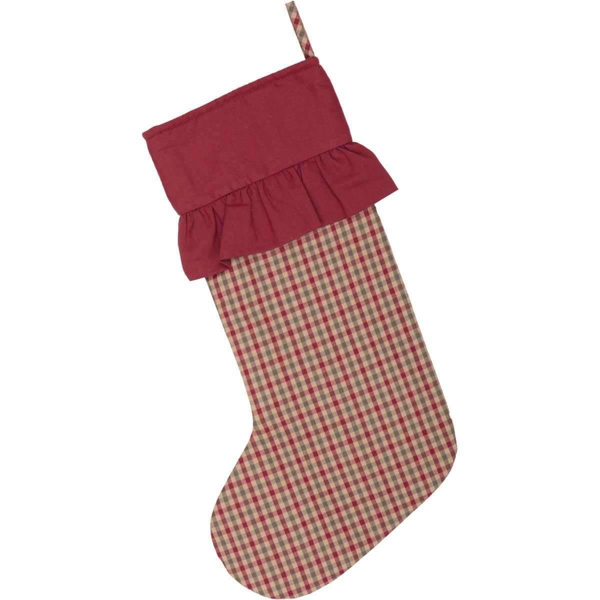 Jonathan Plaid Stocking 12x20 - Your Western Decor, LLC