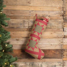 Dolly Star Tan Patch Stocking 12x20 - Your Western Decor, LLC