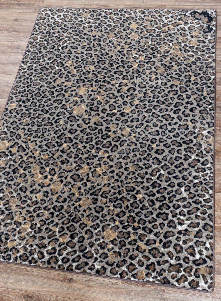 Leopard Print Area Rug. Made in the USA. Your Western Decor, LLC