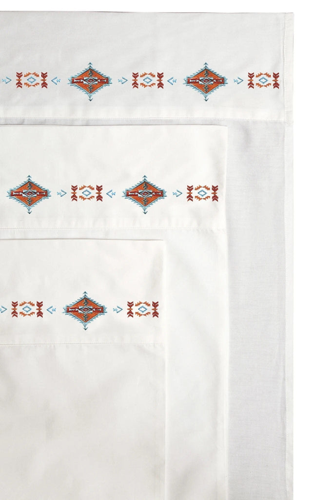 Adobe Southwest Embroidered Sheets - Your Western Decor, LLC