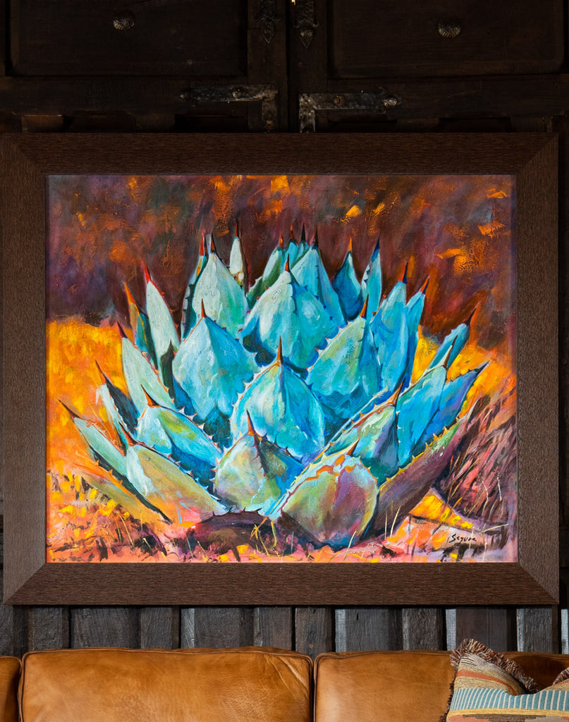 Agave Succulent Framed Art - Your Western Decor