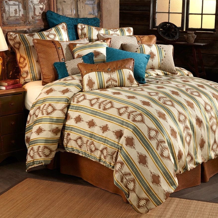 Alamosa taupe and tan bedding set - Your Western Decor