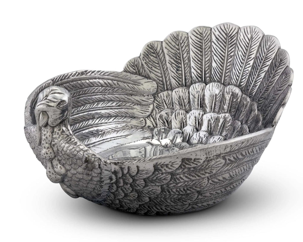 Handcrafted Aluminum Turkey Serving Bowl - Your Western Decor