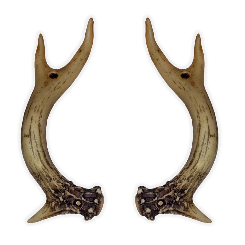 Pair of Faux Deer Antler Door Handles - Your Western Decor