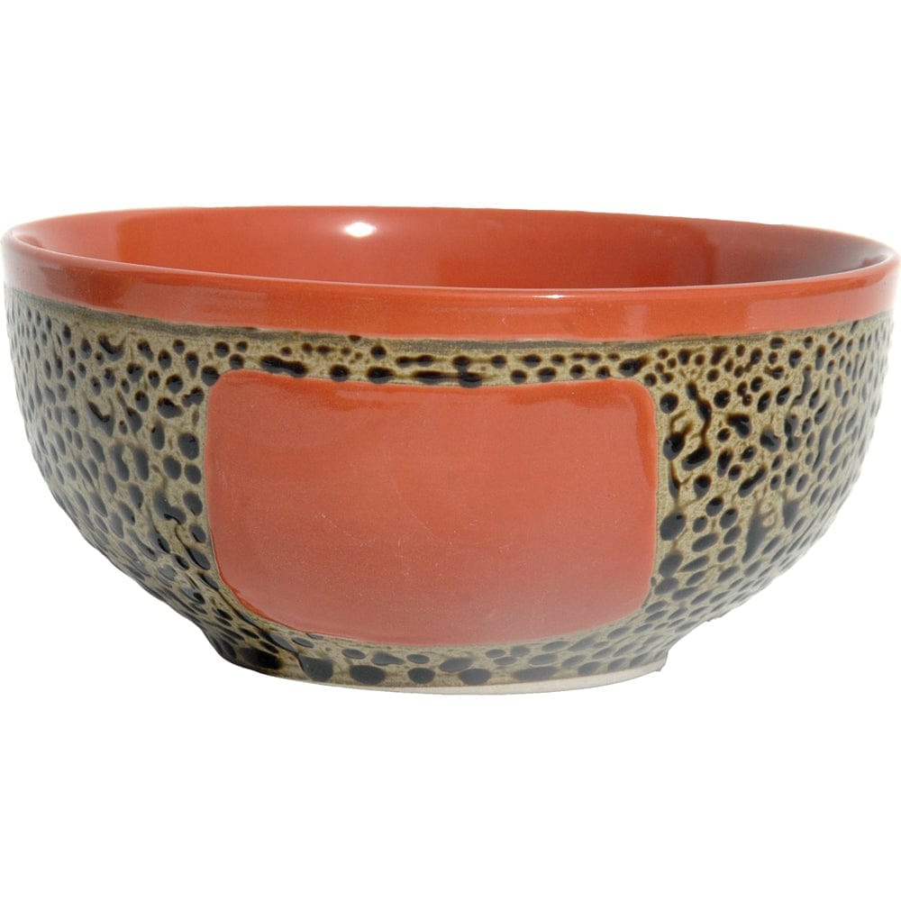 Ash glaze coral chili bowl made in the USA - Your Western Decor