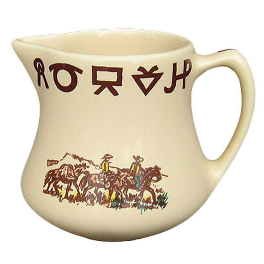 western china creamer pitcher. Made in the USA. Your Western Decor
