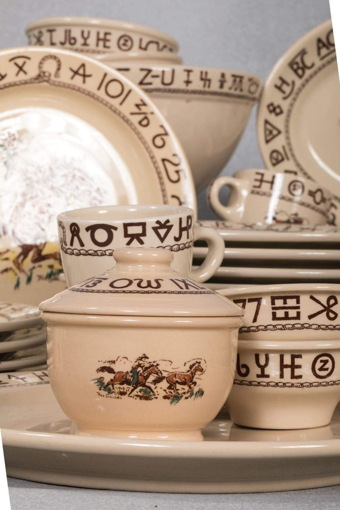 western china dinnerware made in the USA. Your Western Decor