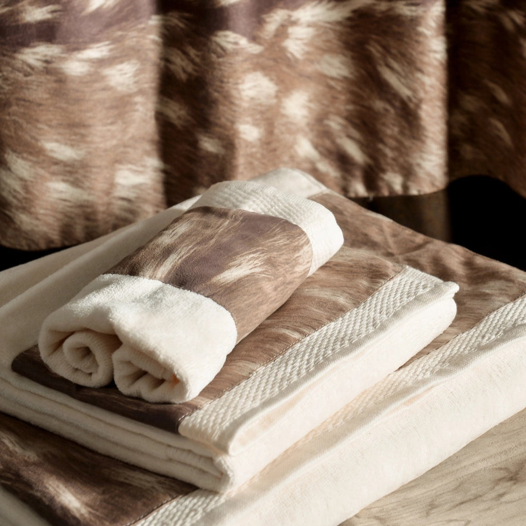Axis Deer Design Bathroom Towels Set - Your Western Decor