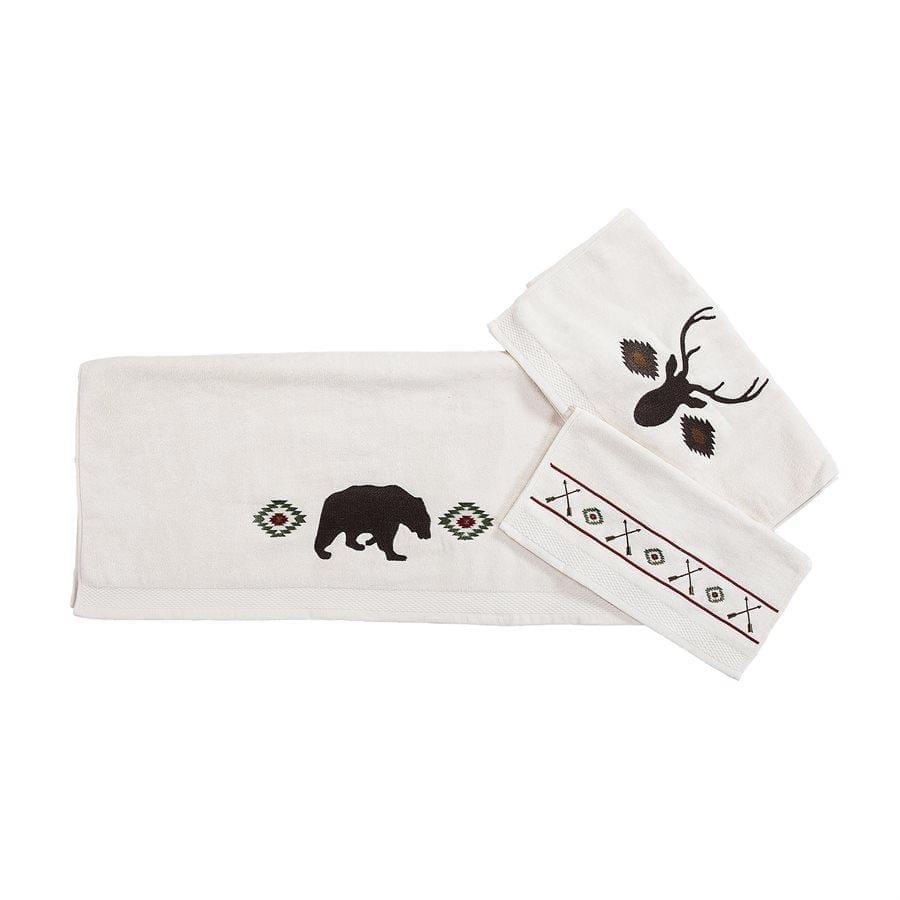 Aztec Bear Bathroom Towel Set - Your Western Decor