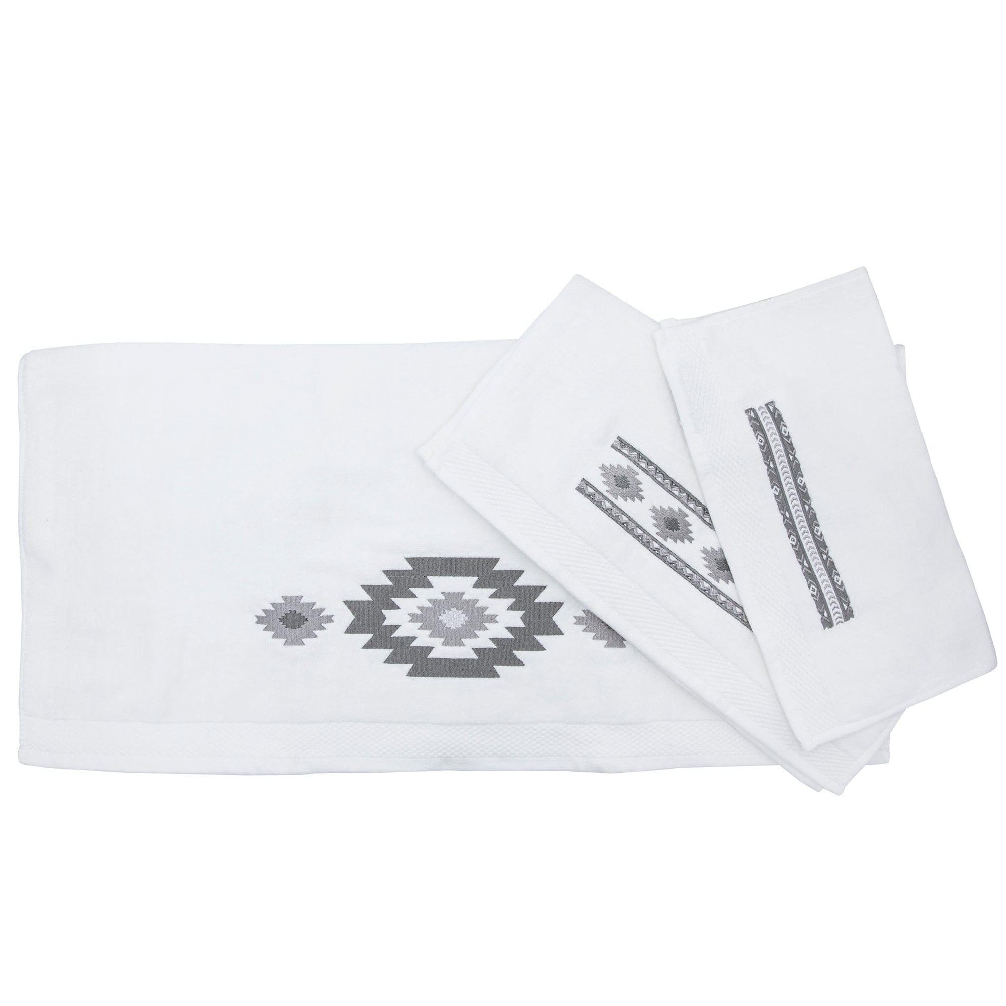 Ash & Ice Bathroom Towel Set - Your Western Decor