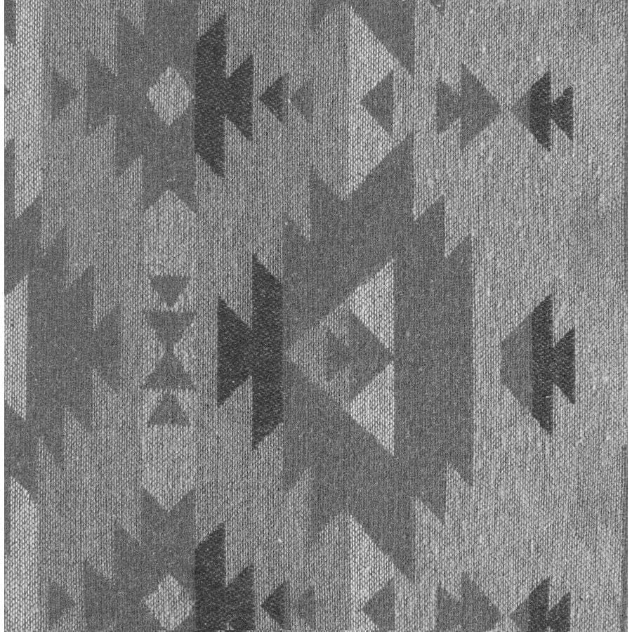 Shearling Aztec Grey Southwest Throw Blanket - Your Western Decor, LLC