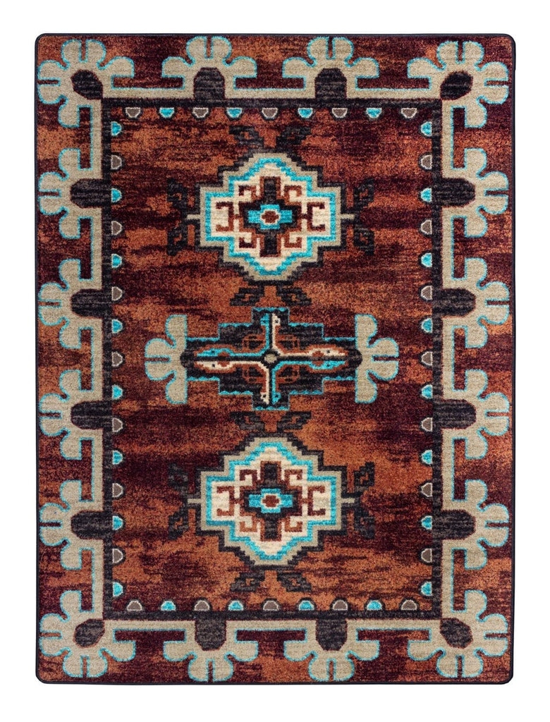 Badlands Area Rugs in Rust - Your Western Decor