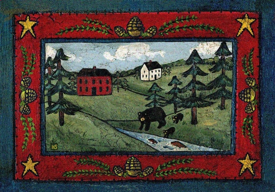 Black Bear Creek Accent Rug 3x4 made in the USA - Your Western Decor