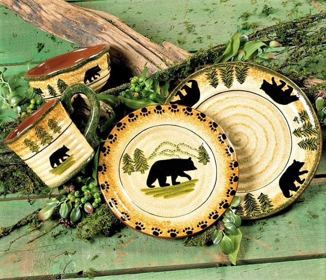 Black bear dishes collection - Your Western Decor