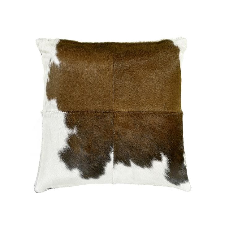 Black/Brown & White Cowhide Pillows 18" x 18" - Your Western Decor