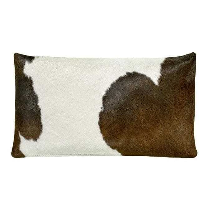 Black/Brown & White Cowhide Pillows 22" x 13" - Your Western Decor