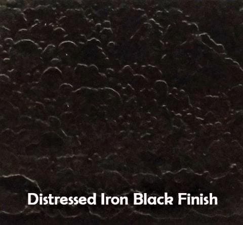 Distressed Black Iron Bar Stool Finish - Your Western Decor