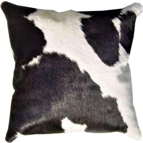 Black and white Brazilian cowhide pillow cover - Your Western Decor
