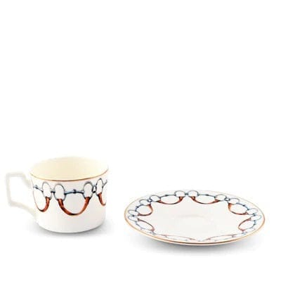 Bone China Snaffle Bit Cup - Your Western Decor