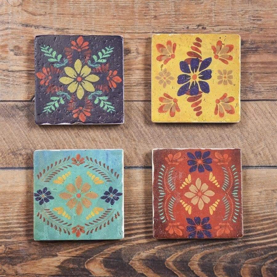 Bonita spanish style tile coaster set. Your Western Decor